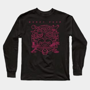 Ghost Cave (Pink Neon) Long Sleeve T-Shirt